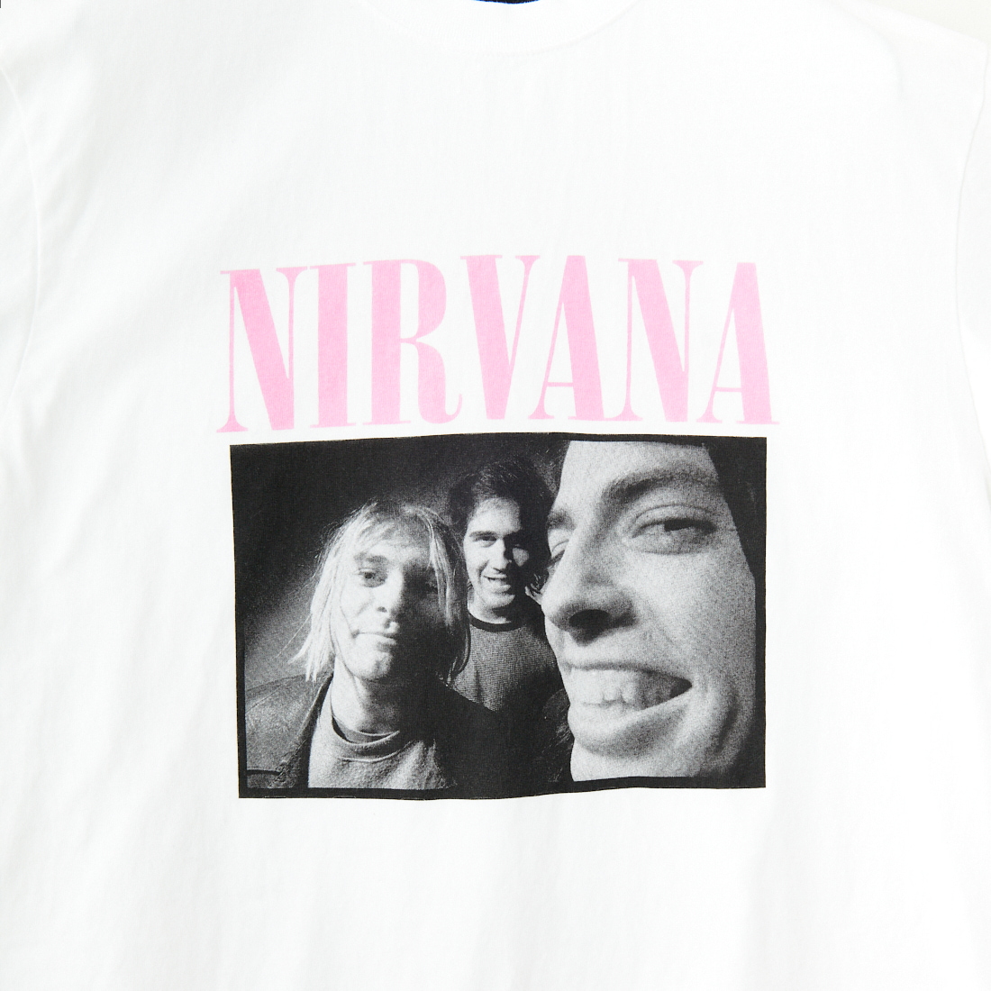 GOOD ROCK SPEED [グッドロックスピード] 別注 NIRVANA フォトプリントロックTシャツ [INTN-031-JF] WHITE