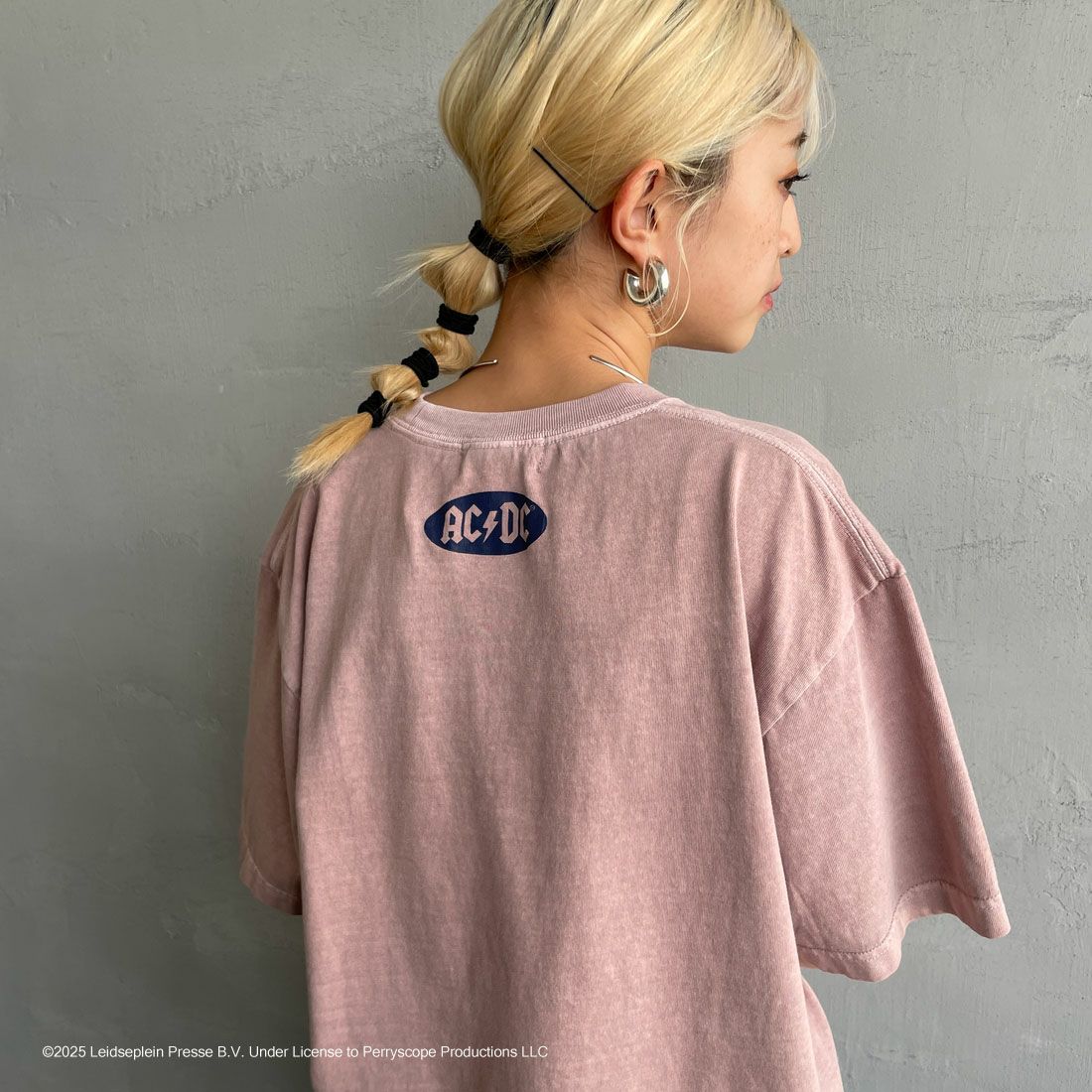 GOOD ROCK SPEED [グッドロックスピード] 別注 AC/DC ロックプリントTシャツ(Who Made Who) [INTN-023-JF] PINK