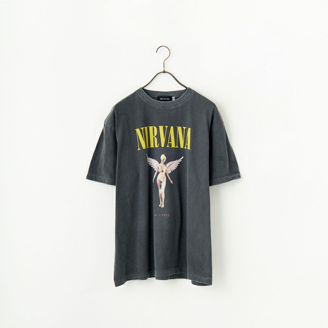 GOOD ROCK SPEED [グッドロックスピード] 別注 NIRVANA ロックプリントTシャツ(IN UTERO) [INTN-030-JF] CHARCOAL