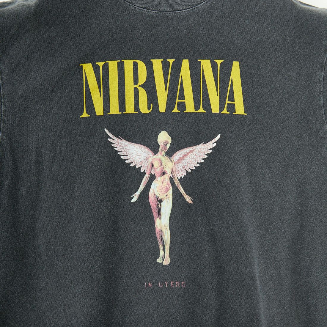 GOOD ROCK SPEED [グッドロックスピード] 別注 NIRVANA ロックプリントTシャツ(IN UTERO) [INTN-030-JF] CHARCOAL