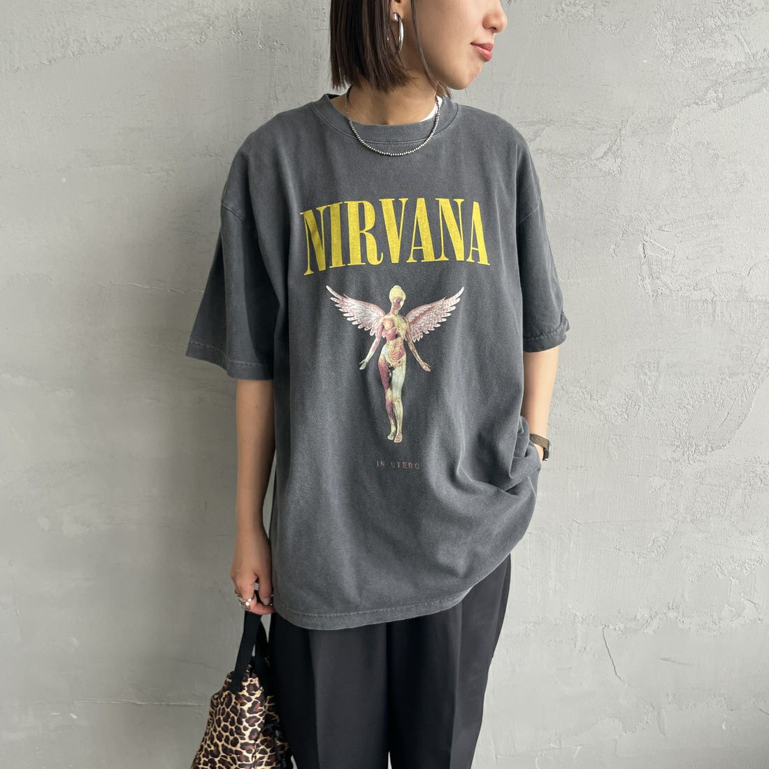 【予約商品】GOOD ROCK SPEED [グッドロックスピード] 別注 NIRVANA ロックプリントTシャツ(IN UTERO) [INTN-030-JF]