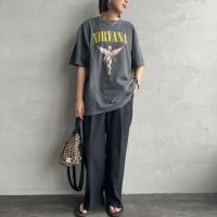 NIRVANA アートプリント Tシャツ Lサイズ ユーテロ NIRVANA アートプリント Tシャツ Lサイズ ユーテロ - メルカリ