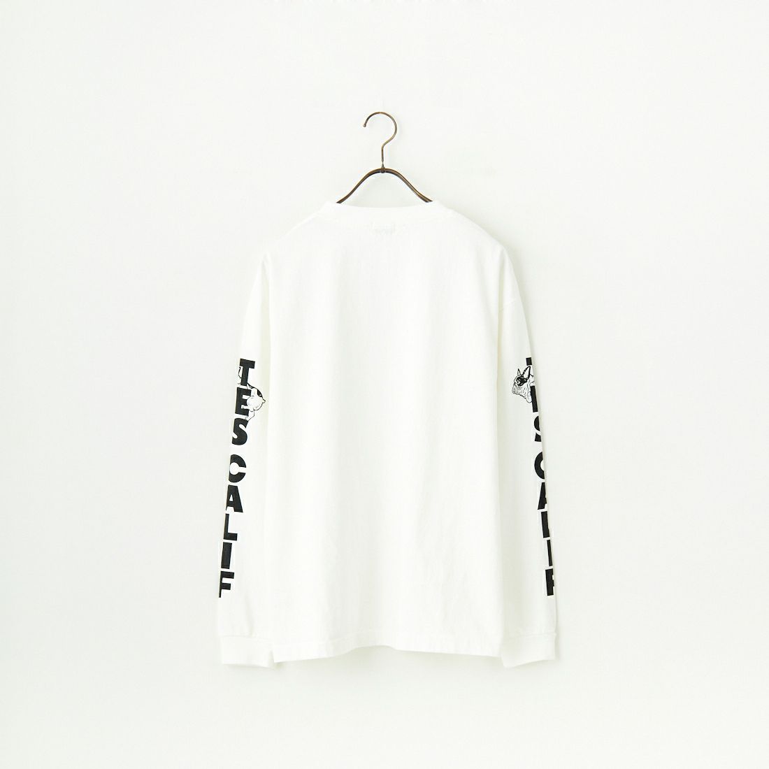 The Endless acSummer [エンドレスサマー] TES スリーブロゴロングスリーブTシャツ [FH-25374315] 07 WHITE