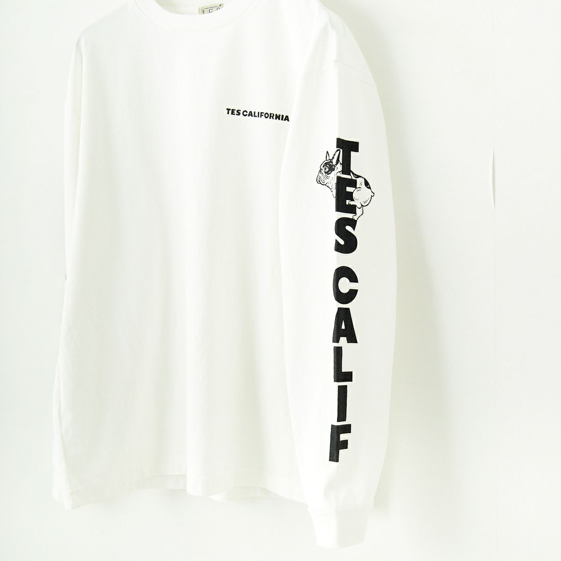 The Endless acSummer [エンドレスサマー] TES スリーブロゴロングスリーブTシャツ [FH-25374315] 07 WHITE