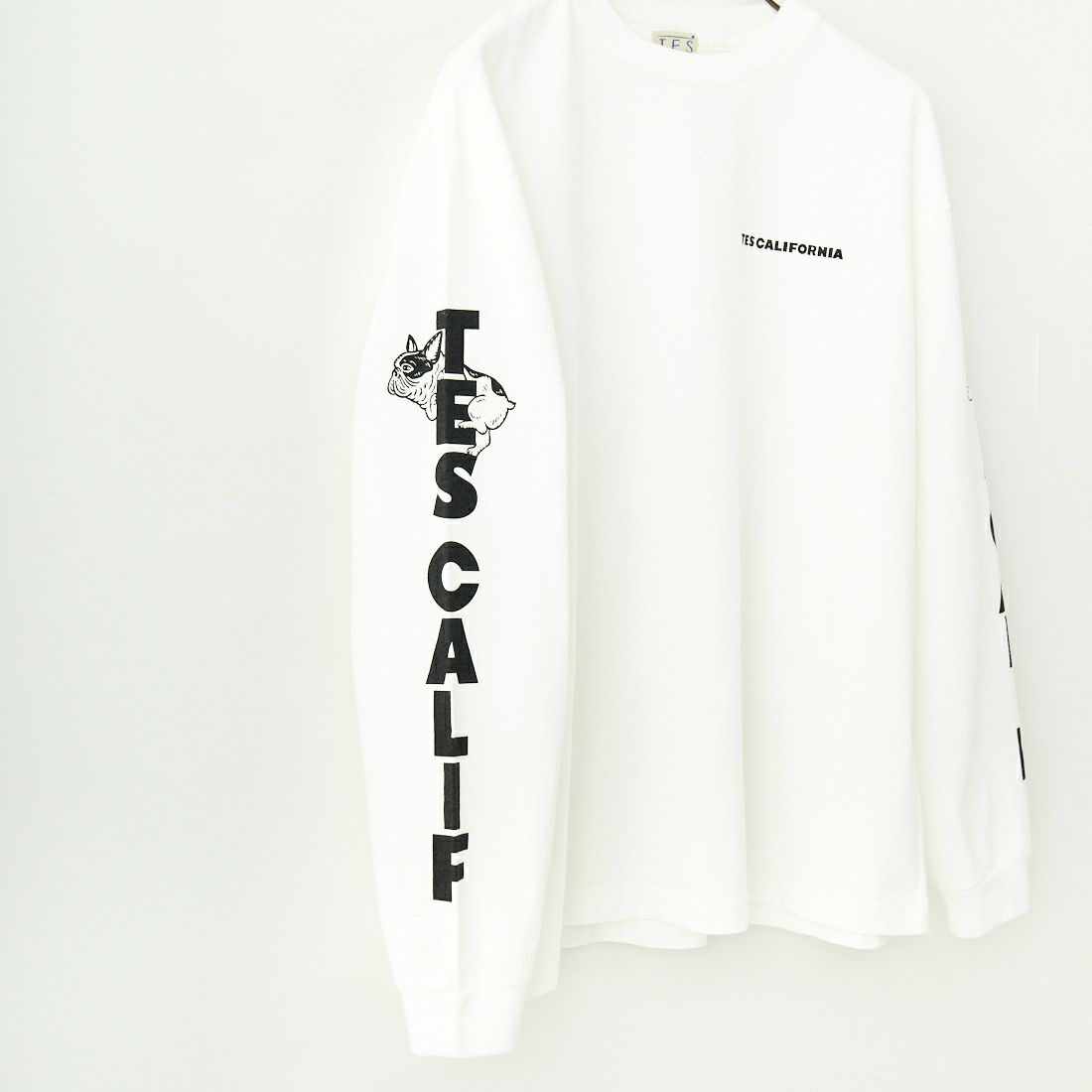 The Endless acSummer [エンドレスサマー] TES スリーブロゴロングスリーブTシャツ [FH-25374315] 07 WHITE