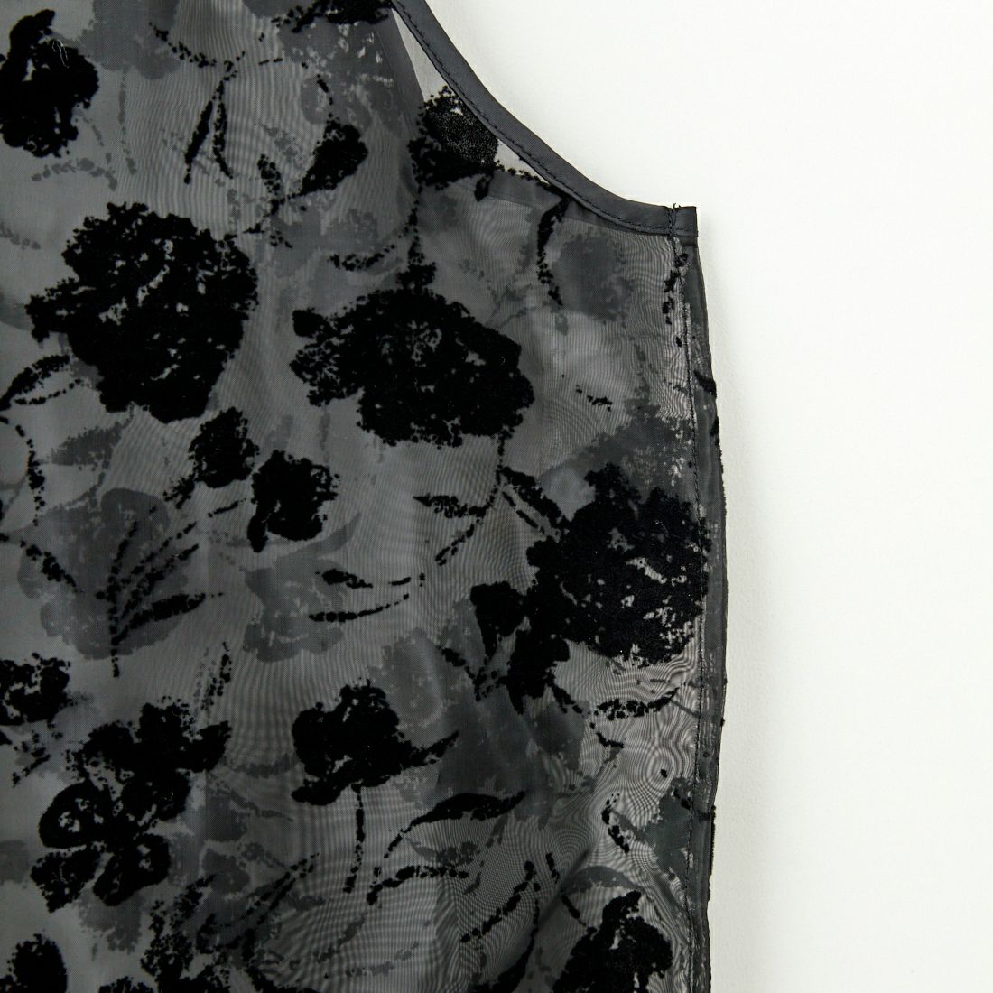 CHIGNON [シニヨン] フロッキーオーガンシアーワンピース [5246-515NH] BLACK