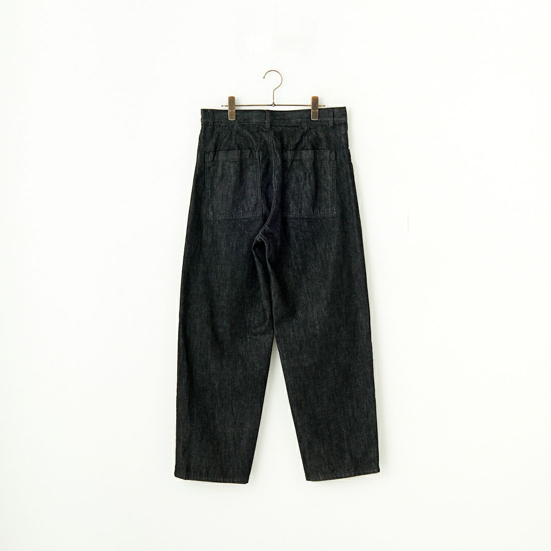 Noir Fabrik [ヌワールファブリック] デニムオーバルパンツ [1PDENIM-M-244-01-IN] BLACK