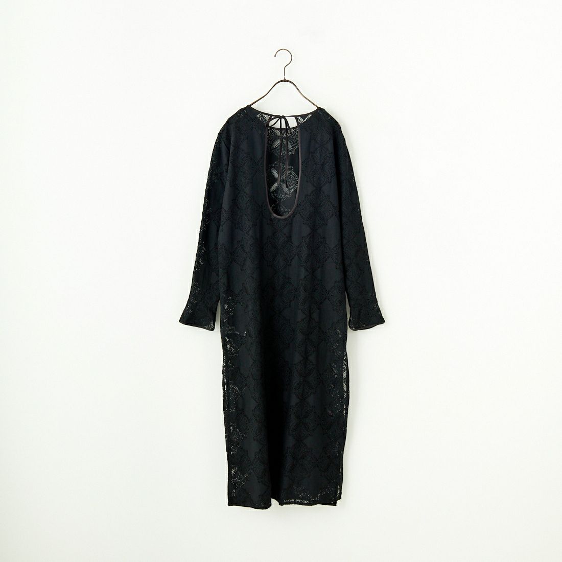 USINE [ユジーヌ] レース柄ワンピース [2510402] BLACK
