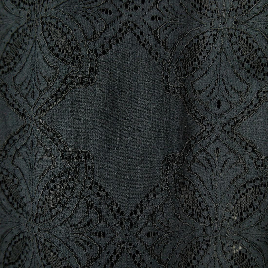 USINE [ユジーヌ] レース柄ワンピース [2510402] BLACK