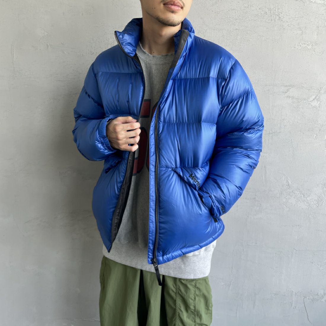 BLUE&&モデル身長：168cm 着用サイズ：L&&