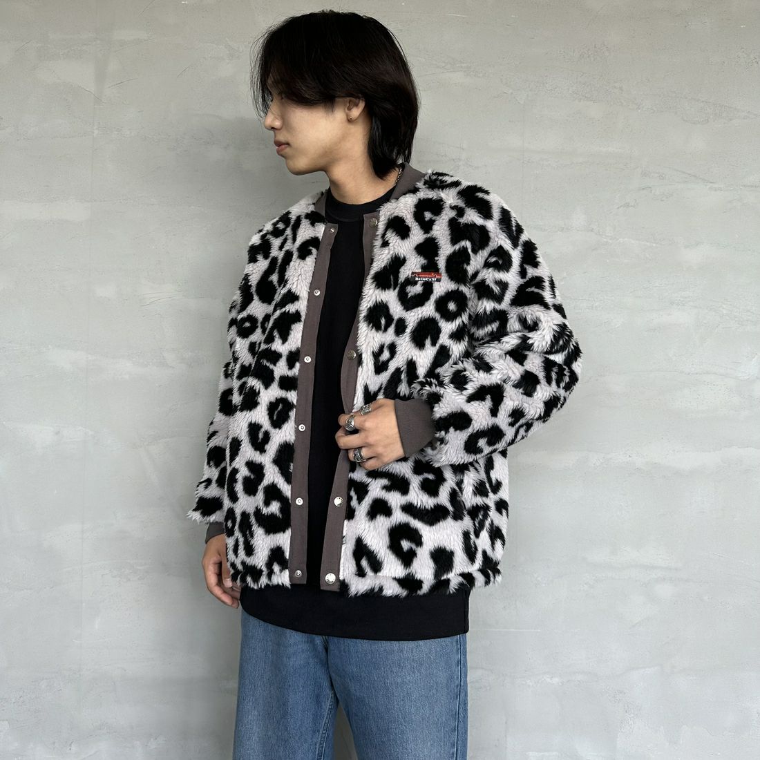 BIG LEOPAR&&モデル身長：179cm 着用サイズ：L&&