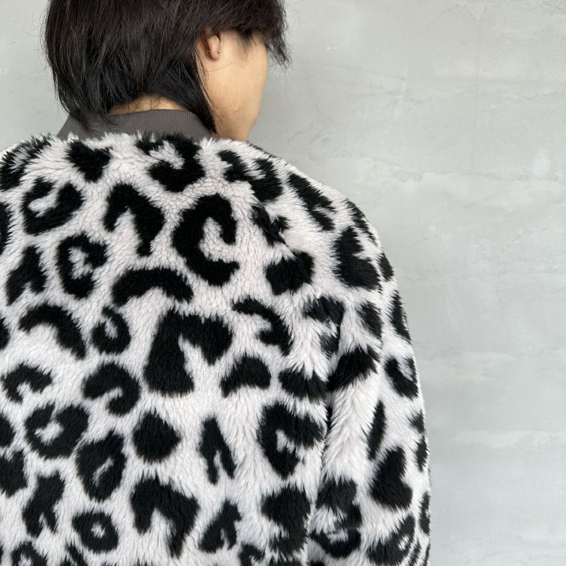 HELLO CALIF [ハローカリフ] ボアボンバーコーチジャケット [HC-244-074] BIG LEOPAR