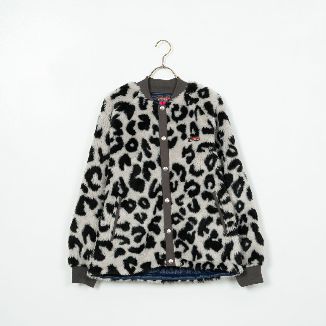 HELLO CALIF [ハローカリフ] ボアボンバーコーチジャケット [HC-244-074] BIG LEOPAR