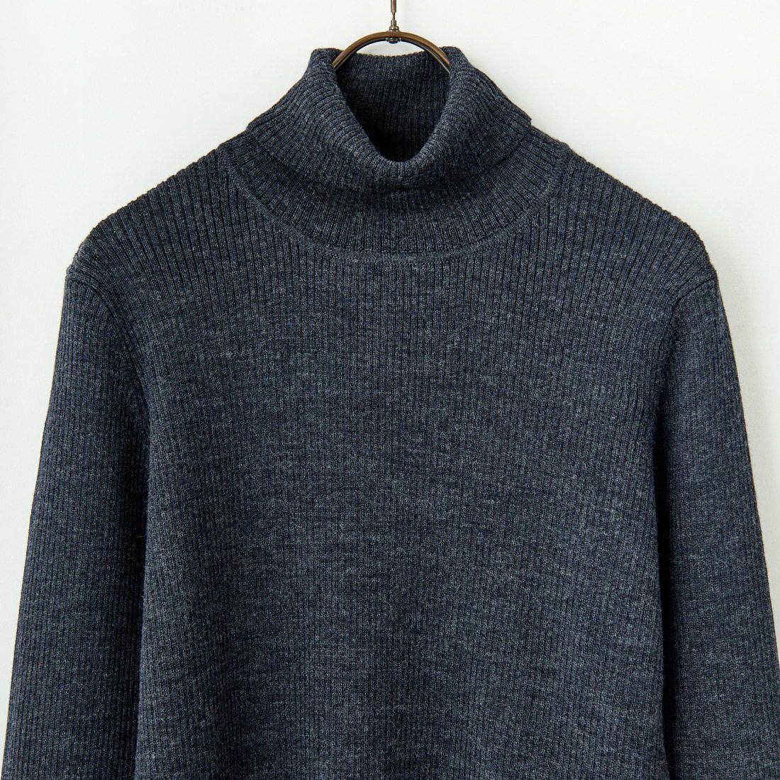 gim [ジム] 12G梳毛リブタートルネックニット [23522330] 004 ﾁｬｺｰﾙ