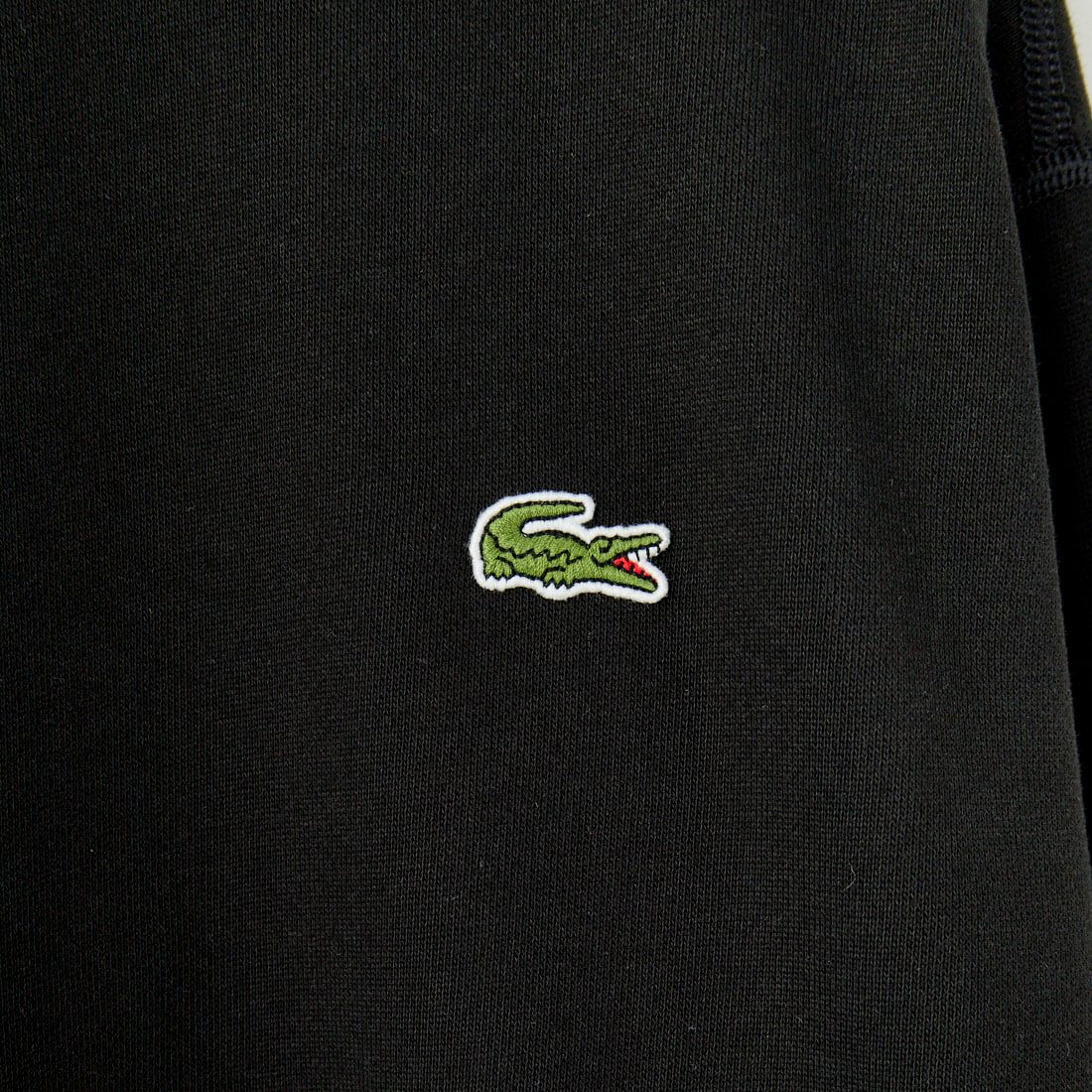 LACOSTE [ラコステ] プレミアムスウェットクルーネック [SH6913] 031 BLACK