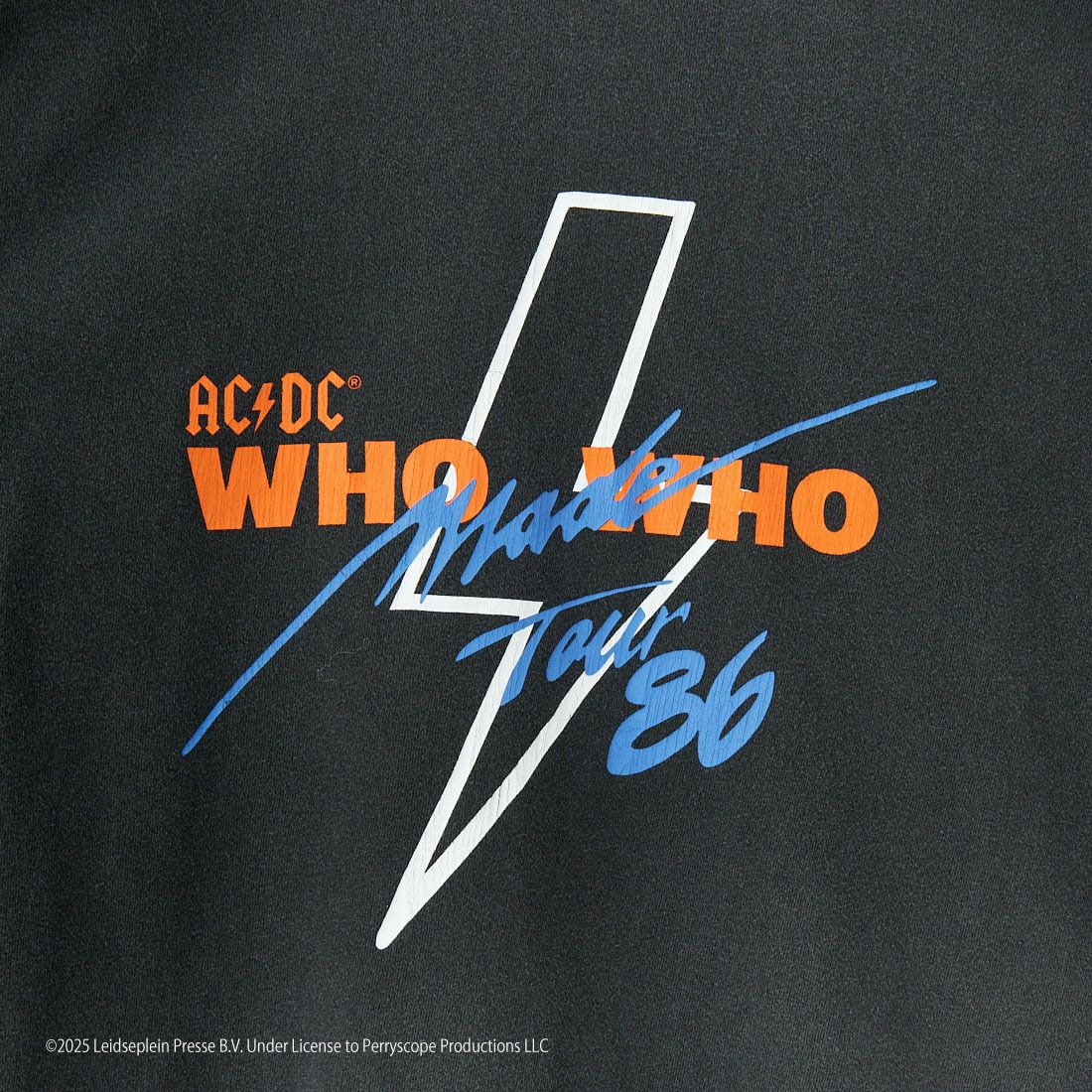 GOOD ROCK SPEED [グッドロックスピード] 別注 AC/DC ロックプリントTシャツ(TOUR 86) [INTN-022-JF] CHARCOAL