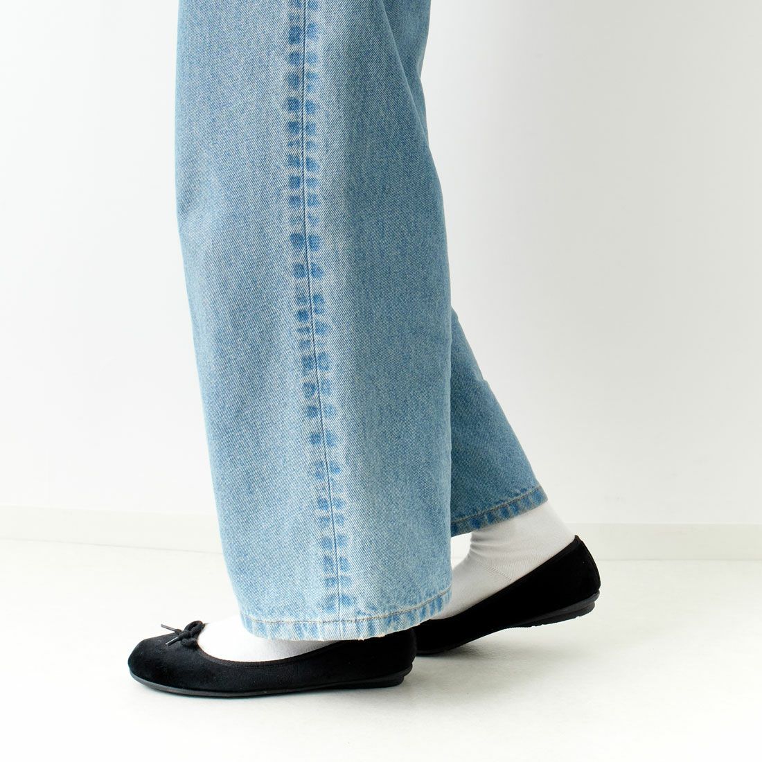 O'Kyti [オキティ] ベルベットバレエシューズ [6500-VE] NEGRO