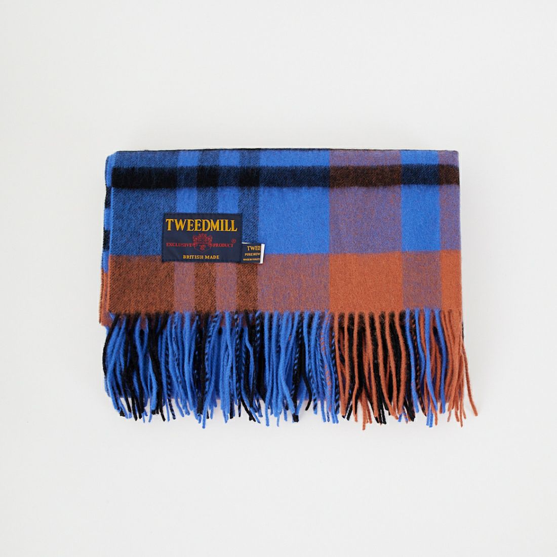 TWEED MILL [ツィードミル] 大判ストール [70-190-WP] SCONE CHEC