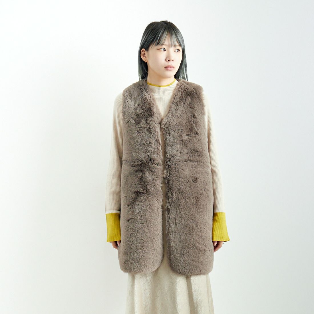 116 ｸﾞﾚｰｼﾞ&&モデル身長：167cm 着用サイズ：F&&