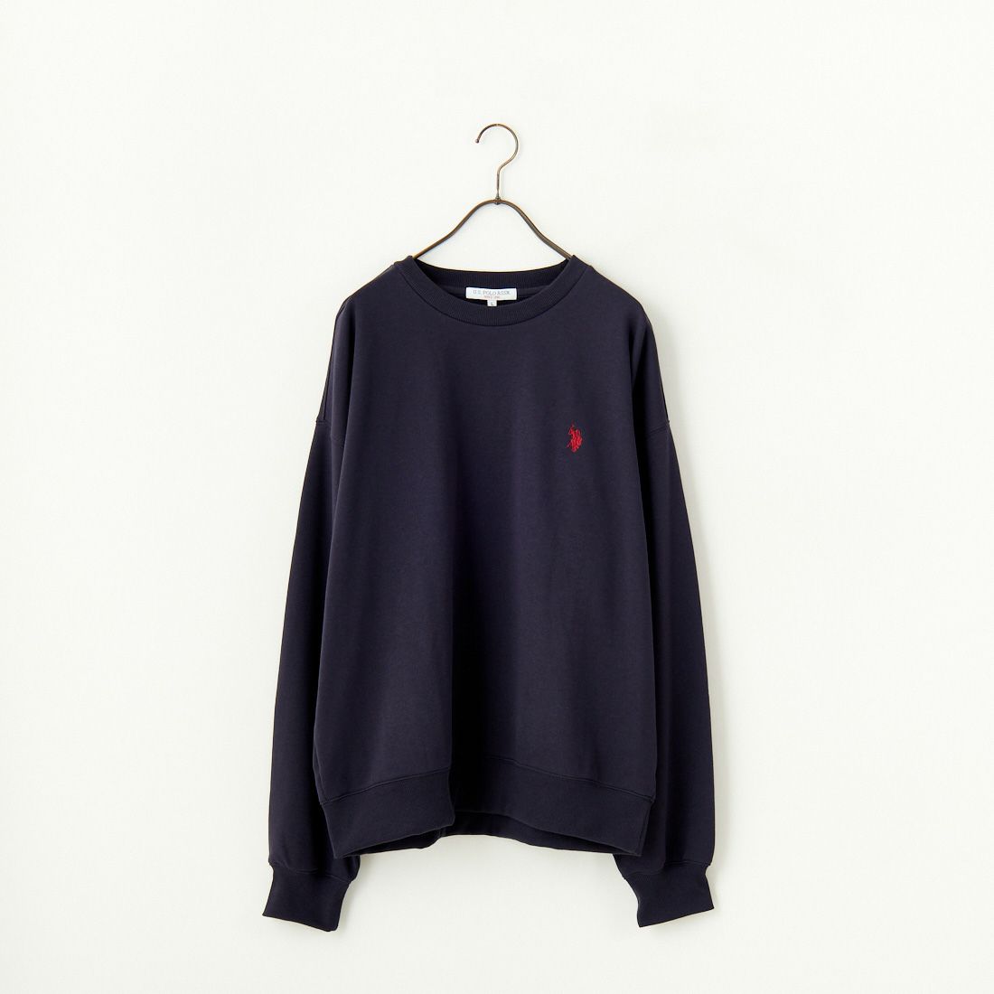 U.S.POLO ASSN. [ユーエスポロアッスン] 別注 ワンポイントロゴ刺繍 ドローコードスウェット [PLM43313IN-JF] ﾈｲﾋﾞｰ