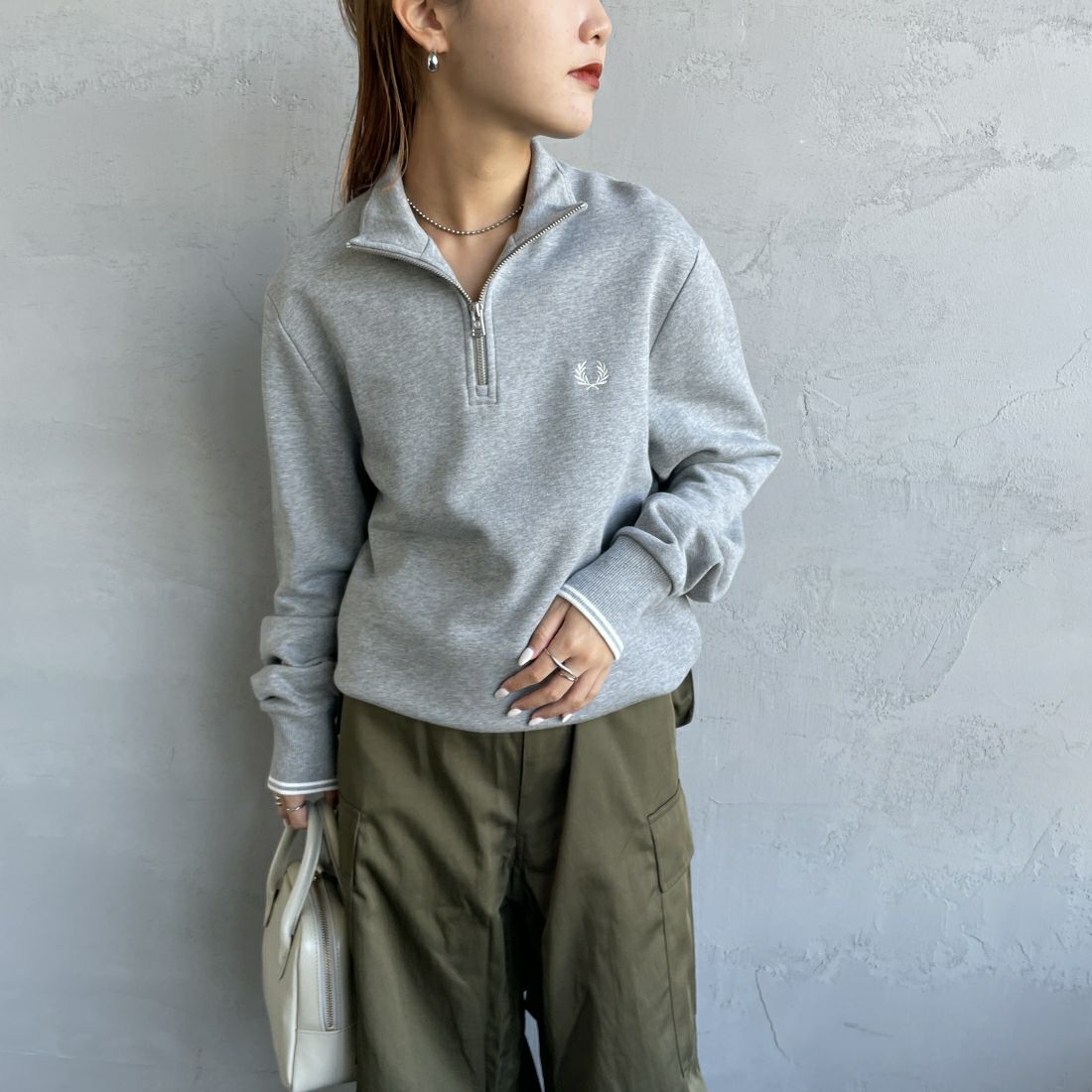 420 STEEL&&モデル身長：156cm 着用サイズ：S&&