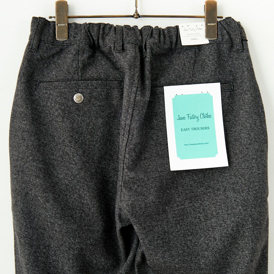 Jeans Factory Clothes [ジーンズファクトリークローズ] T/R起毛ストレッチ1Pイージートラウザー [JFC-244-056] 6S C.GRY