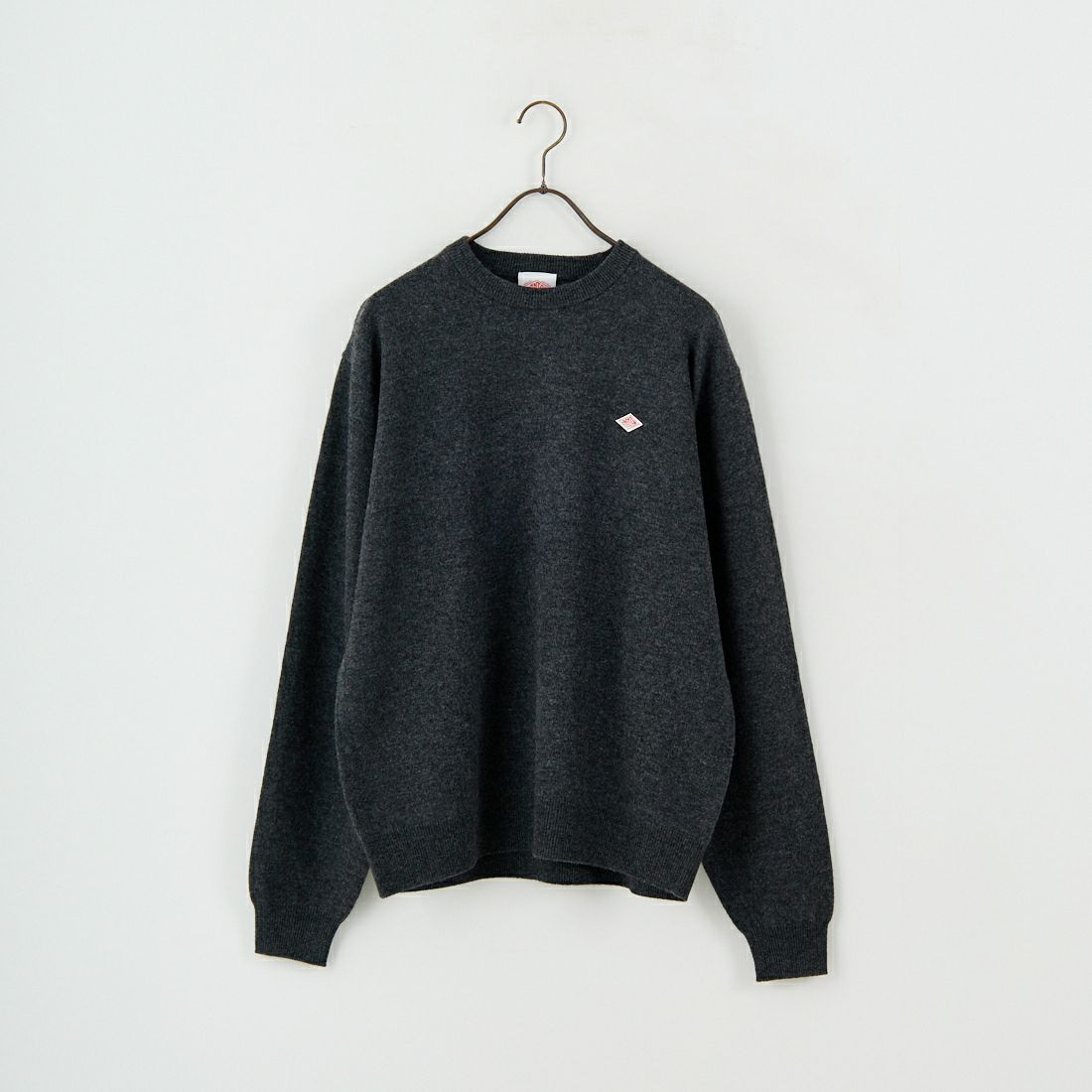 DANTON [ダントン] クルーネックプルオーバーニット [DT-D0028LMW] CARBON