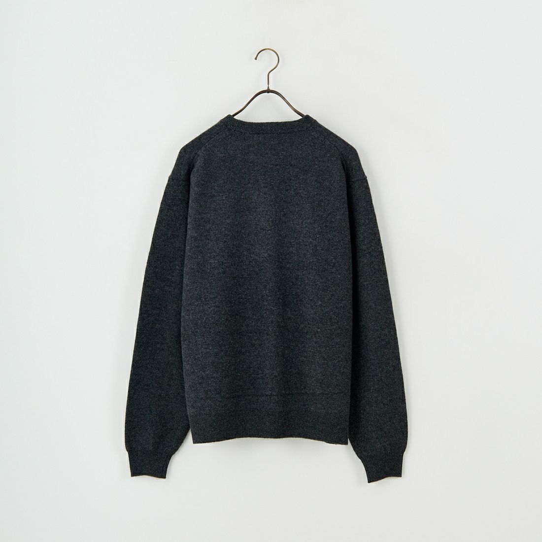 DANTON [ダントン] クルーネックプルオーバーニット [DT-D0028LMW] CARBON
