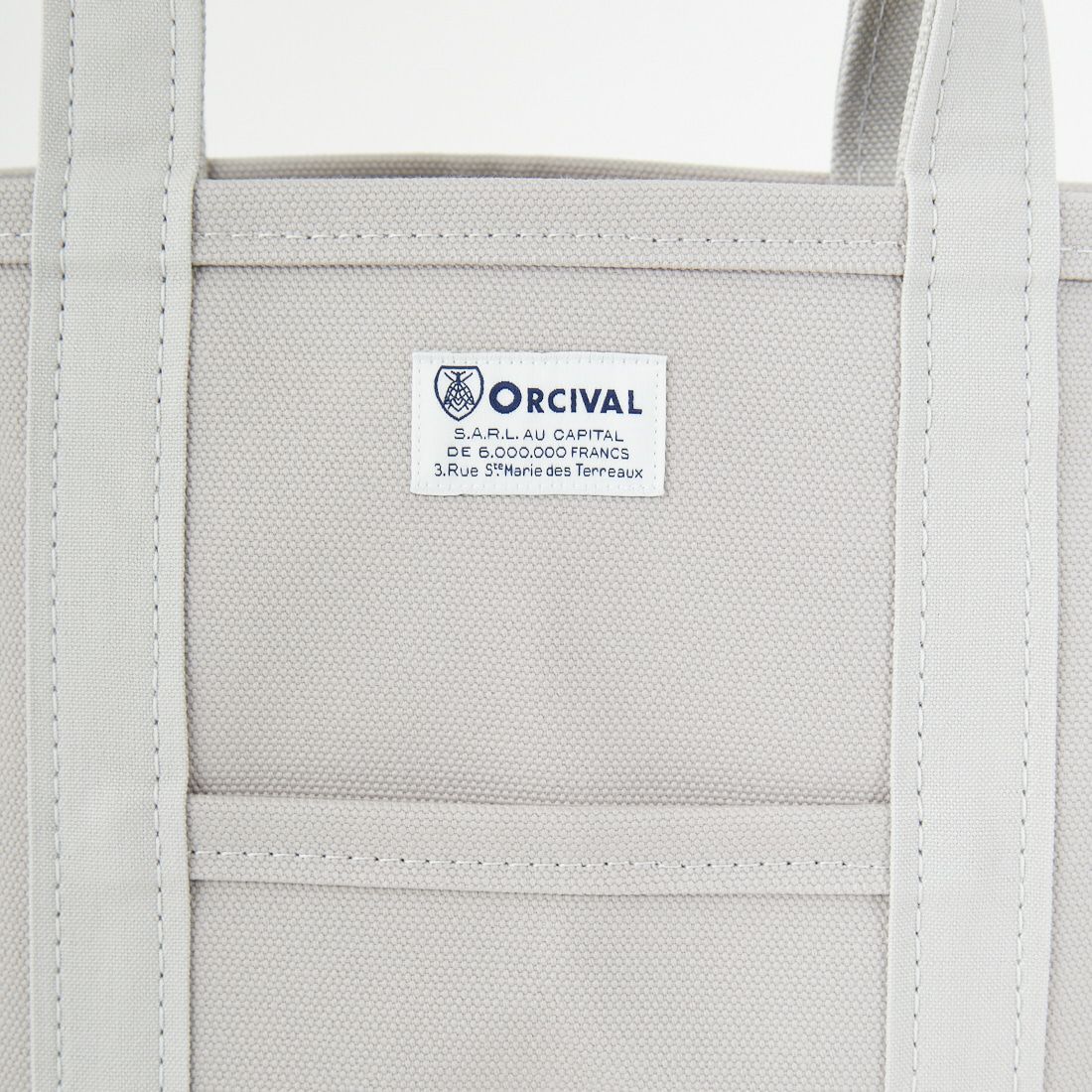ORCIVAL [オーシバル] キャンバストートバッグ [OR-H0285KWC] ICE GREY