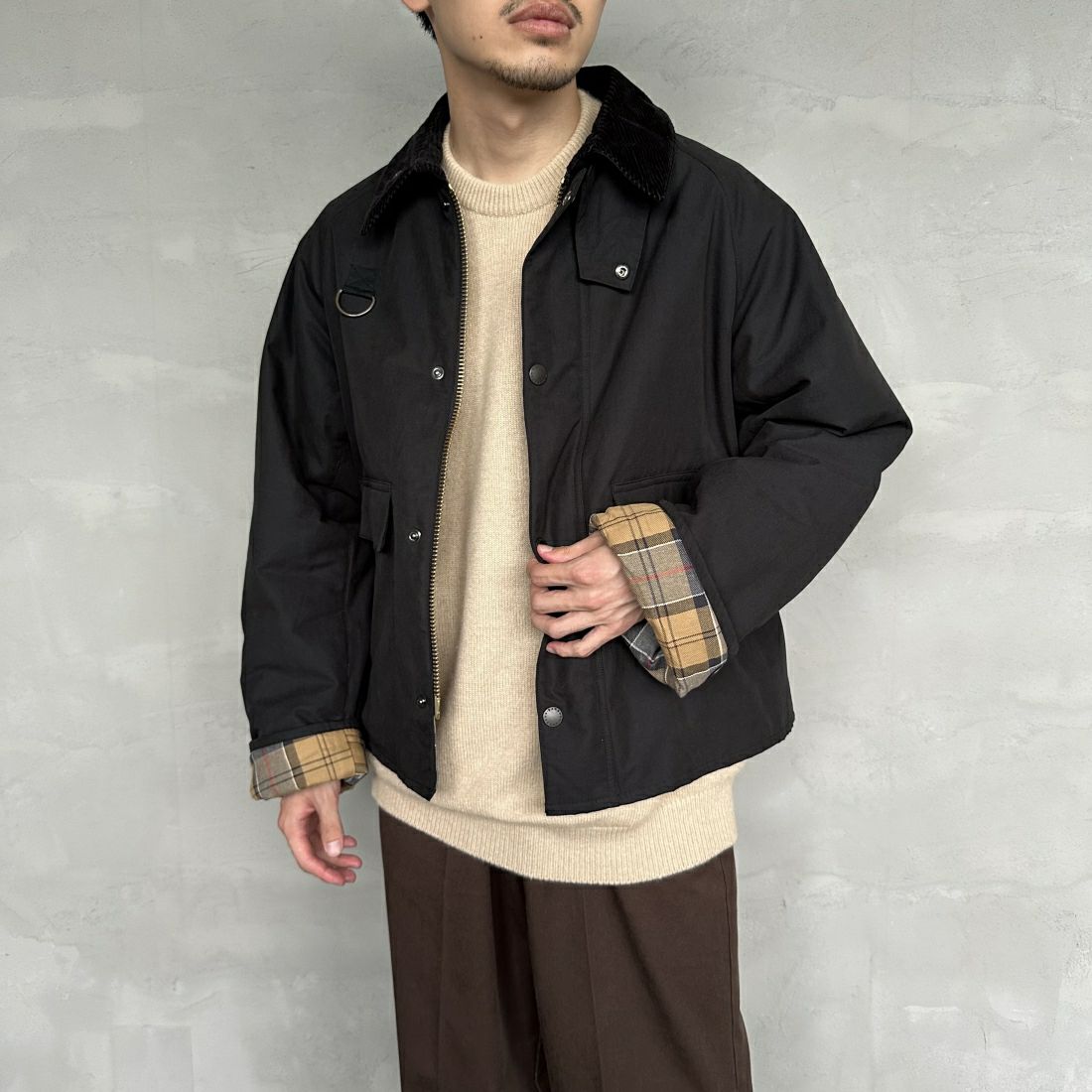 BLACK&&モデル身長：168cm 着用サイズ：40&&