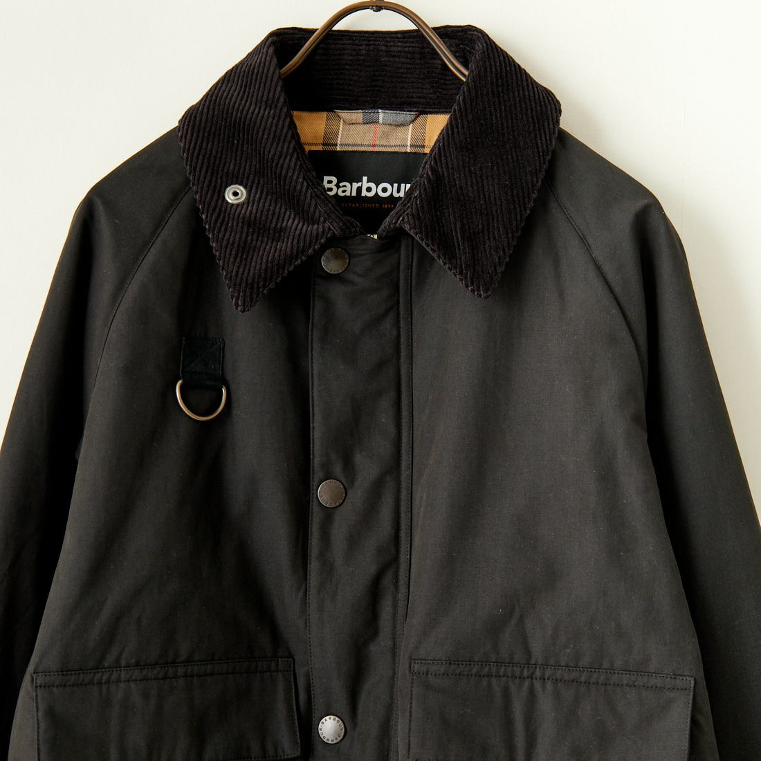 Barbour [バブアー] 別注 中綿入り SPEY スペイジャケット [MCAS151-JF] BLACK