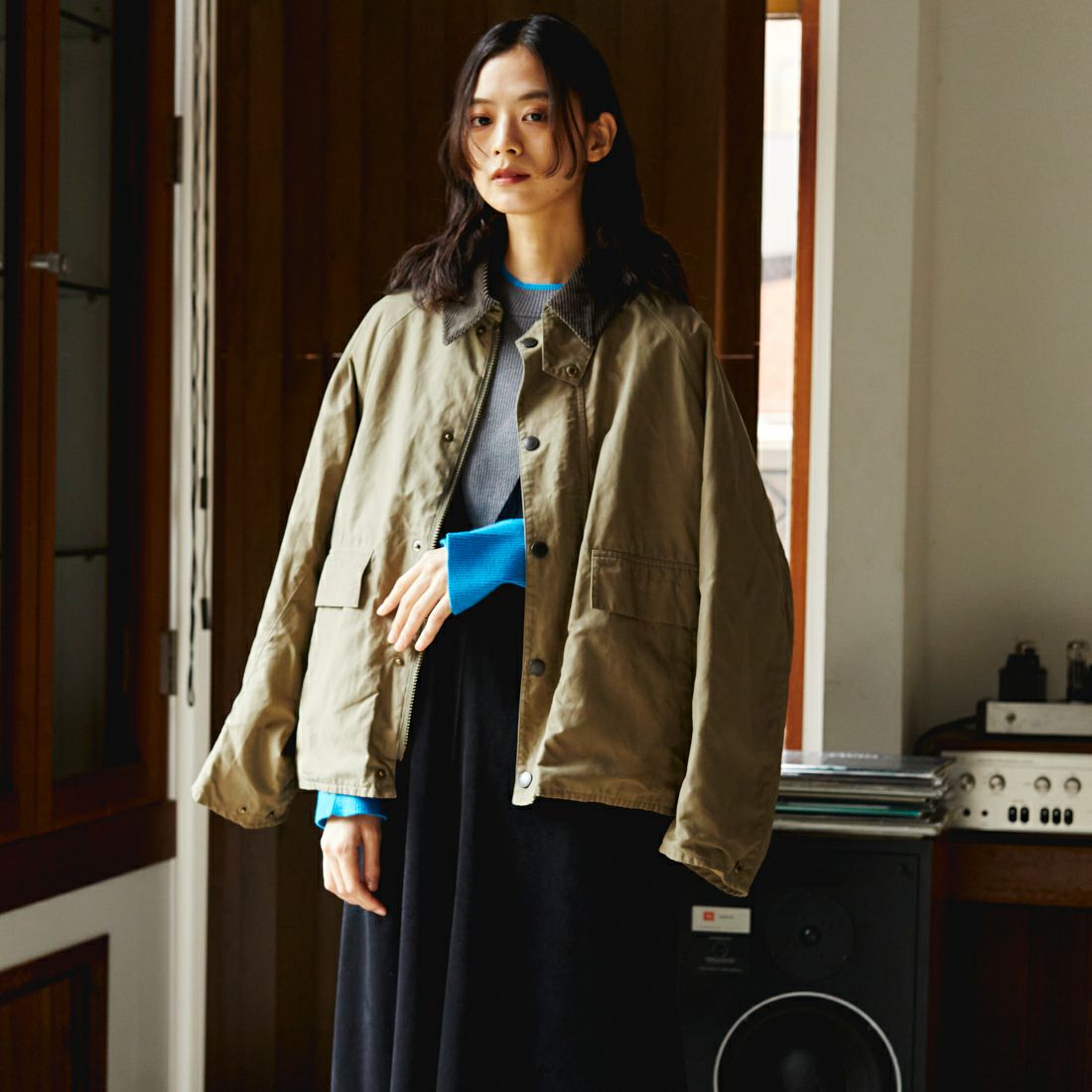 BEIGE&&モデル身長：172cm 着用サイズ：36&&