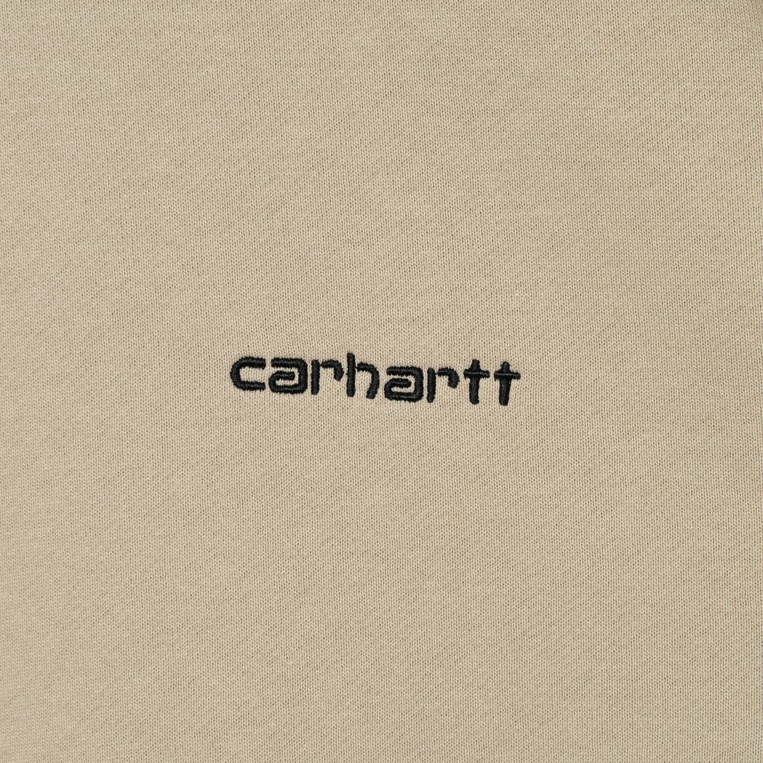 carhartt WIP [カーハートダブリューアイピー] スクリプト ワンポイント刺繍ロゴスウェット [I033657] WALL/BLACK