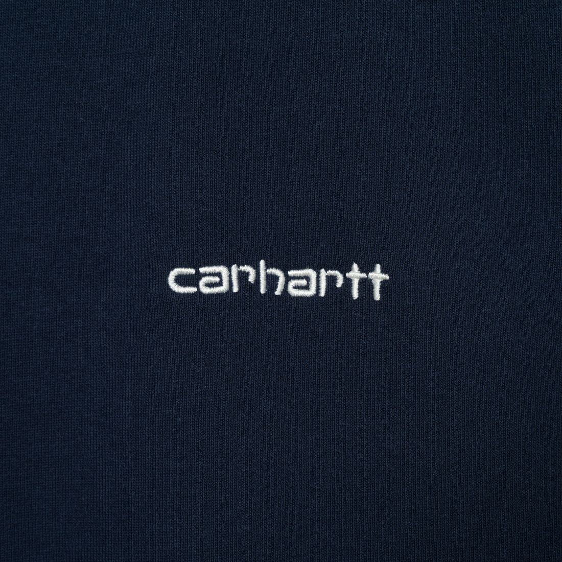 carhartt WIP [カーハートダブリューアイピー] スクリプト ワンポイント刺繍ロゴスウェット [I033657] A F BLU/WH