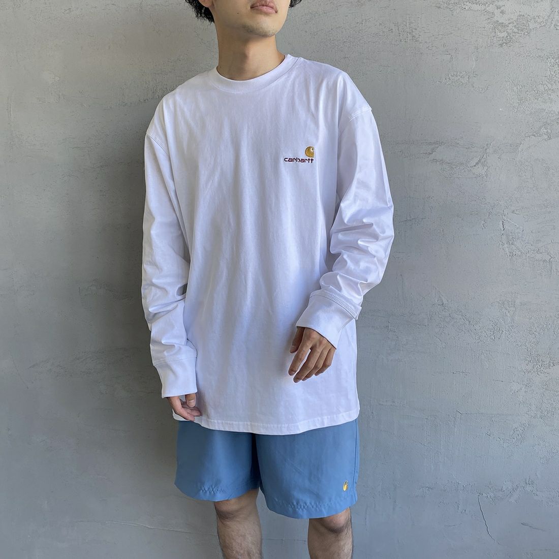 WHITE&&モデル身長：168cm 着用サイズ：L&&