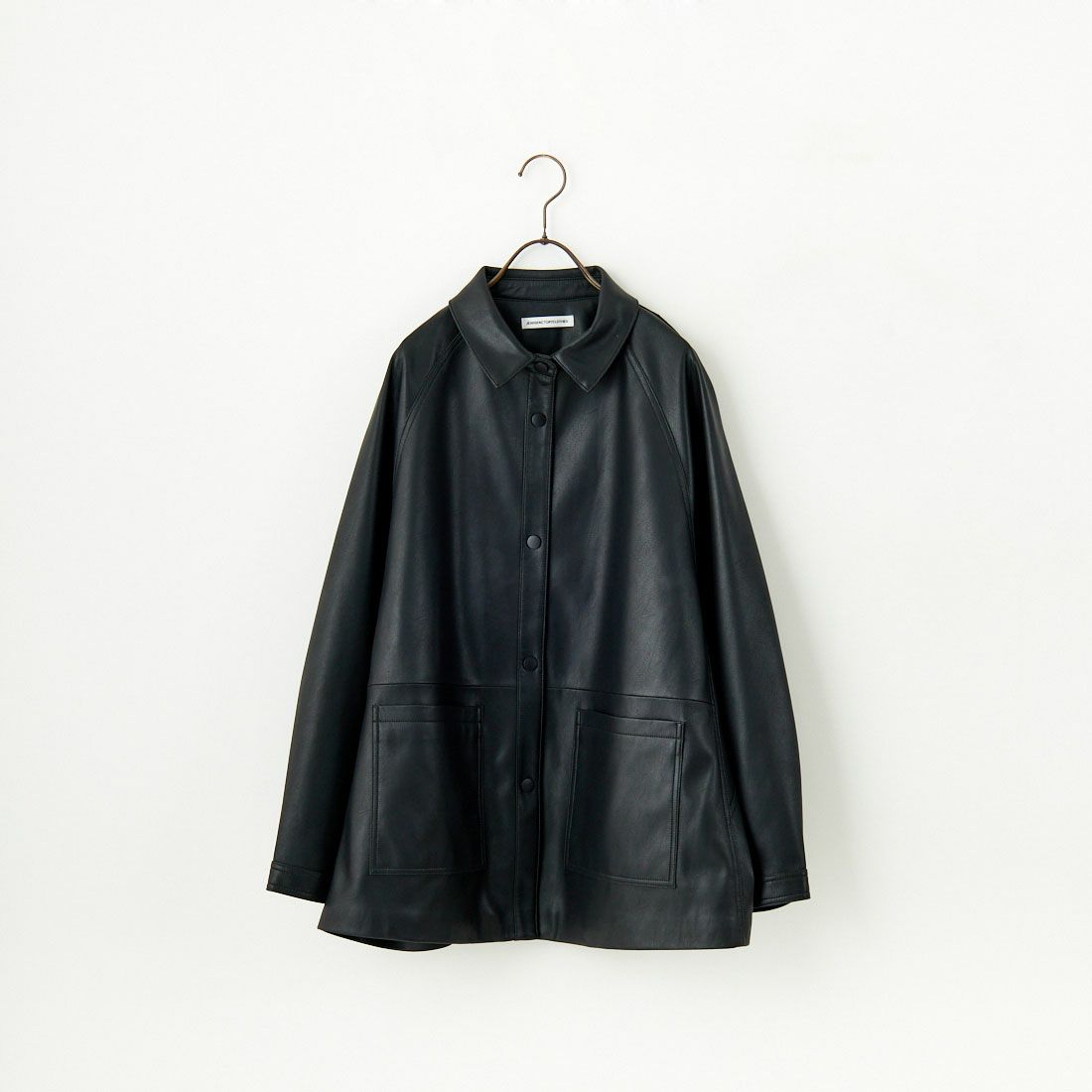 Jeans Factory Clothes [ジーンズファクトリークローズ] ビーガンレザージャケット [24847-HN] BLACK