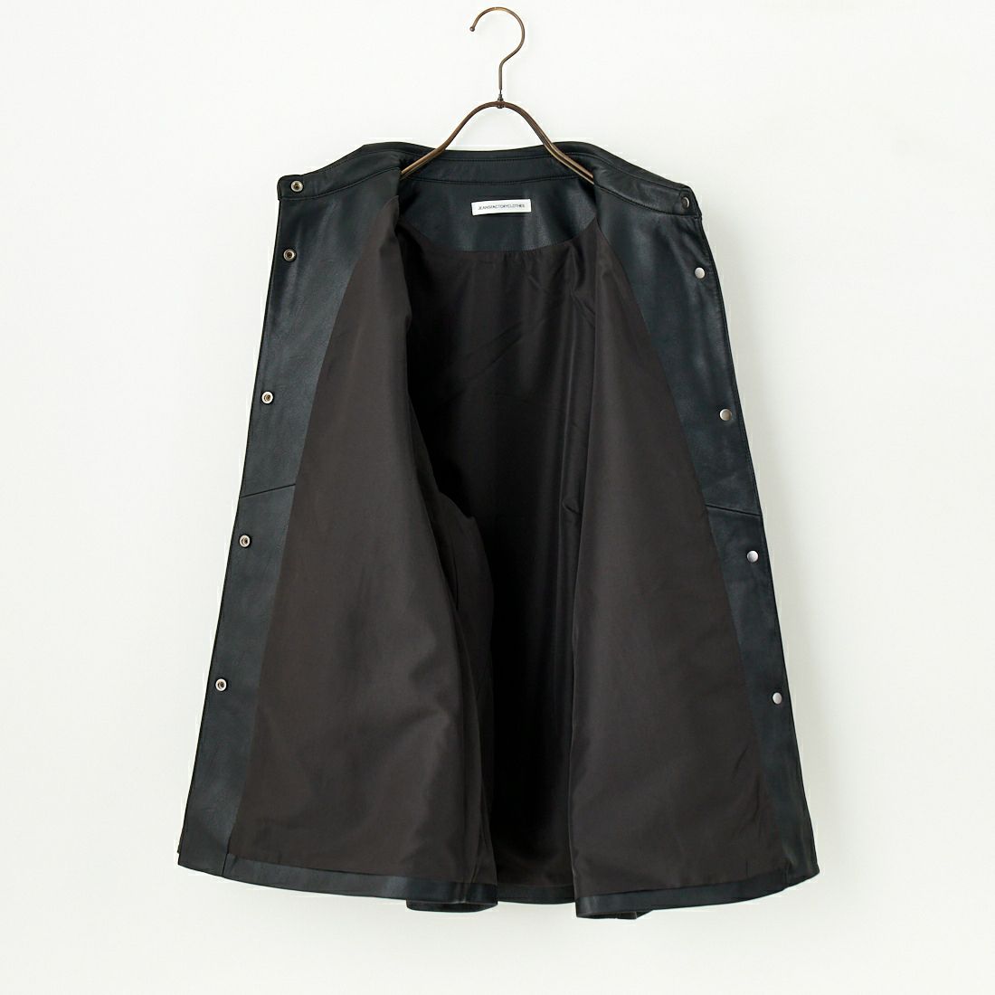 Jeans Factory Clothes [ジーンズファクトリークローズ] ビーガンレザージャケット [24847-HN] BLACK