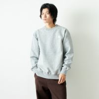 THE NORTH FACE [ザ ノースフェイス] スモールロゴ ヘザークルー