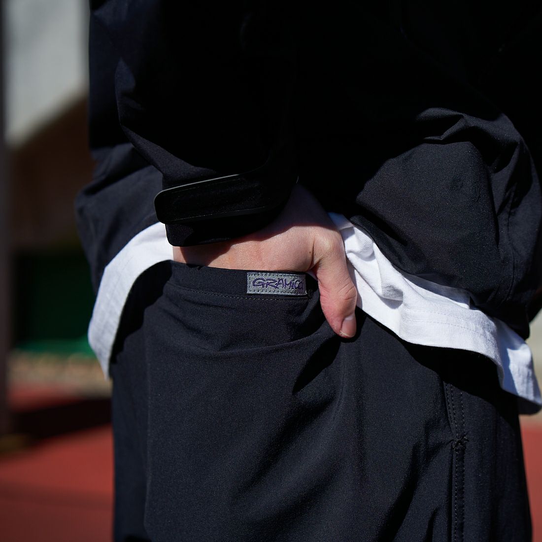 GRAMiCCi [グラミチ] 別注 エブリデイ ナイロンパンツ [GUP5-S2034-JF] BLACK