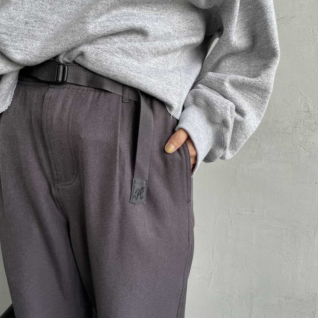 GRAMiCCi [グラミチ] 別注 ウールライク エブリデイパンツ [GUP4-F1024-JF] CHARCOAL