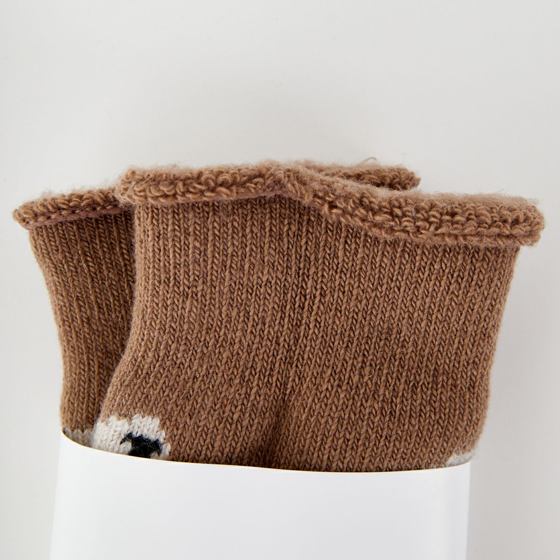 ROTOTO [ロトト] パイルルームソックス シープ [R1559] BROWN