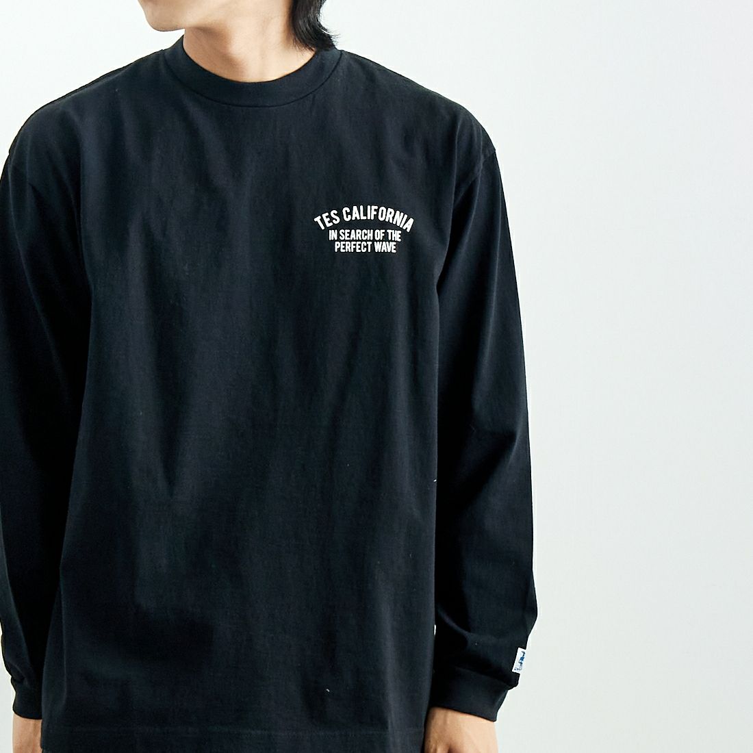 The Endless Summer [エンドレスサマー] TES サークルロゴロングスリーブTシャツ [FH-25374316] 01 BLACK