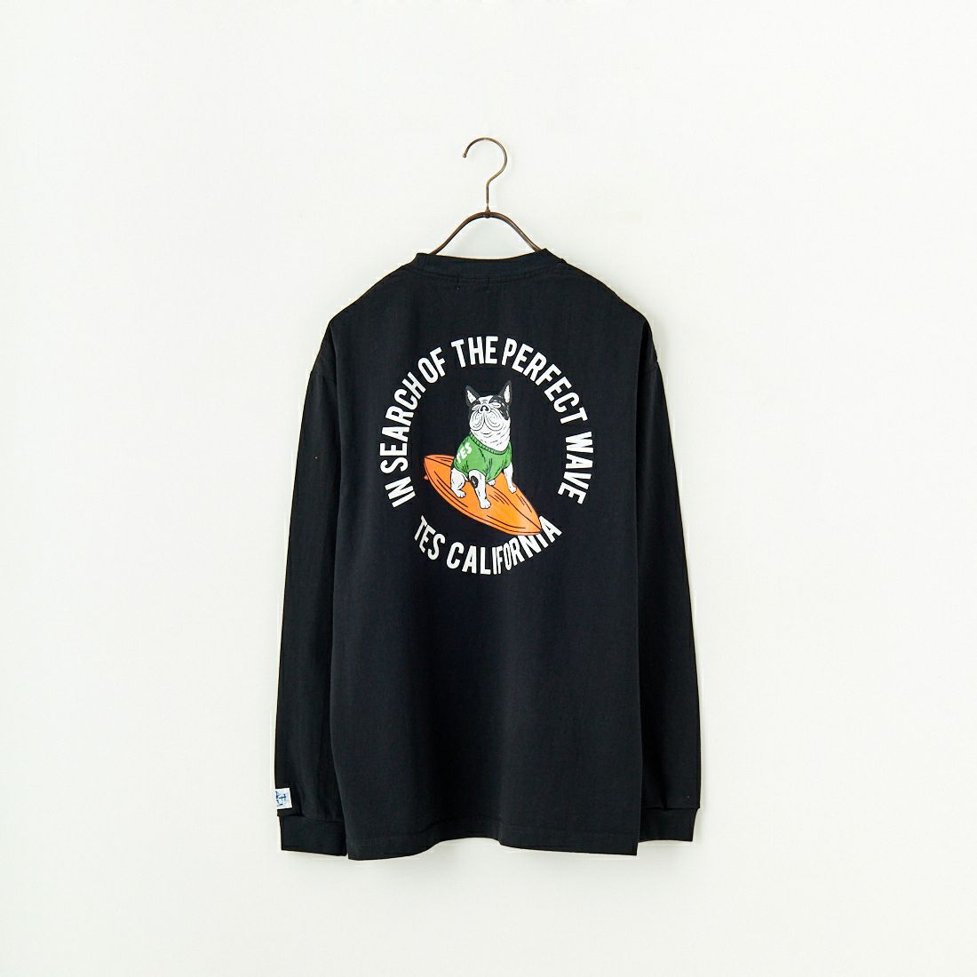 The Endless Summer [エンドレスサマー] TES サークルロゴロングスリーブTシャツ [FH-25374316] 01 BLACK