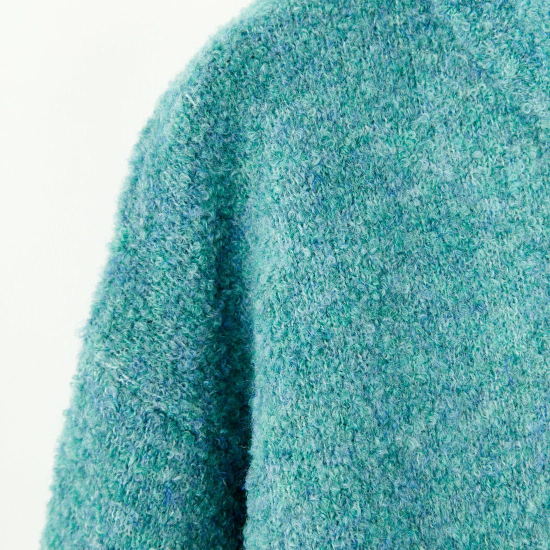 33Degrees [サーティスリーディグリーズ] ブークレハーフジップニット [M-24789004] 55 MINT