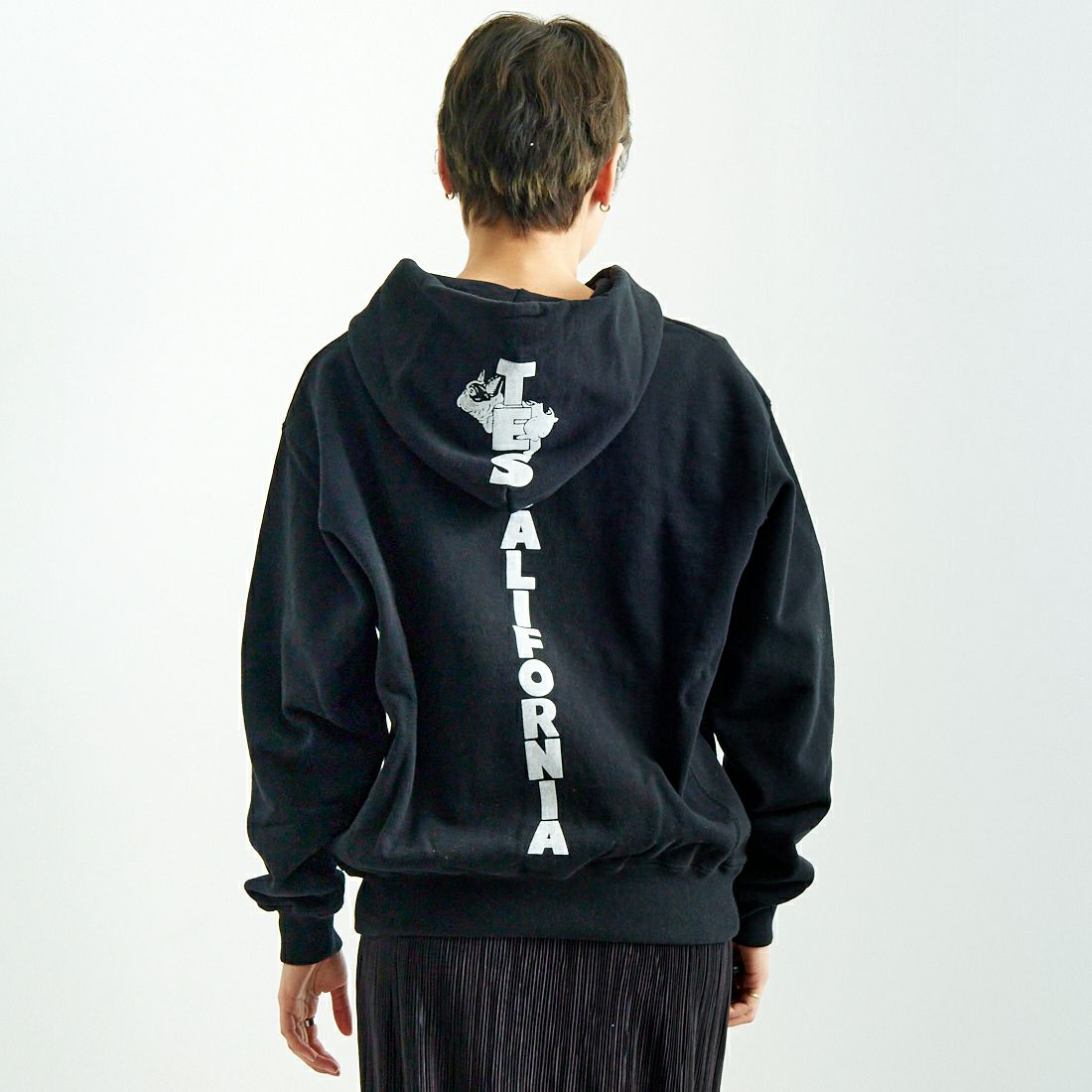 01 BLACK&&モデル身長：160cm 着用サイズ：S&&