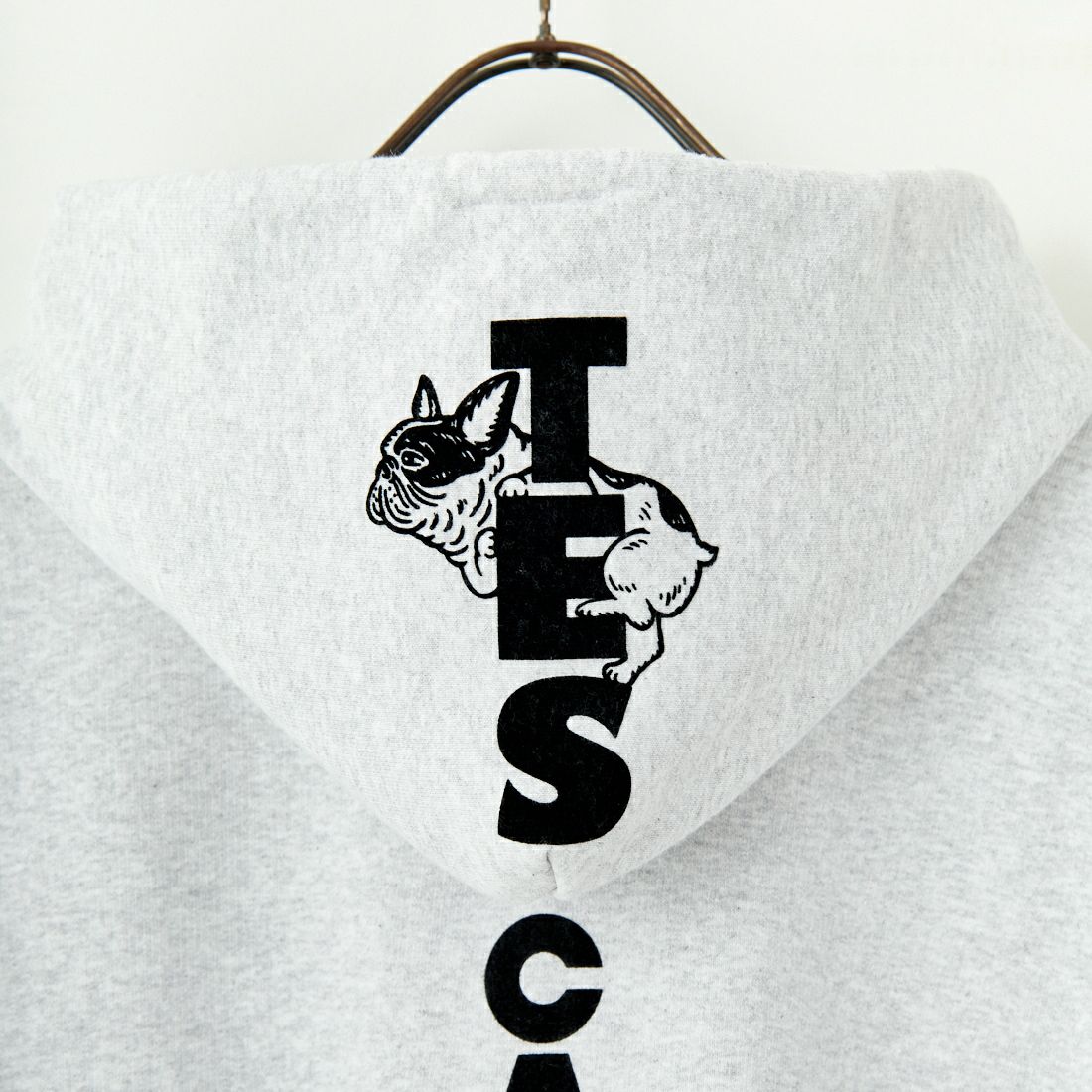 The Endless Summer [エンドレスサマー] TES CAL フロッキーロゴスウェットパーカー [FH-25374304] 03 MIX GRY