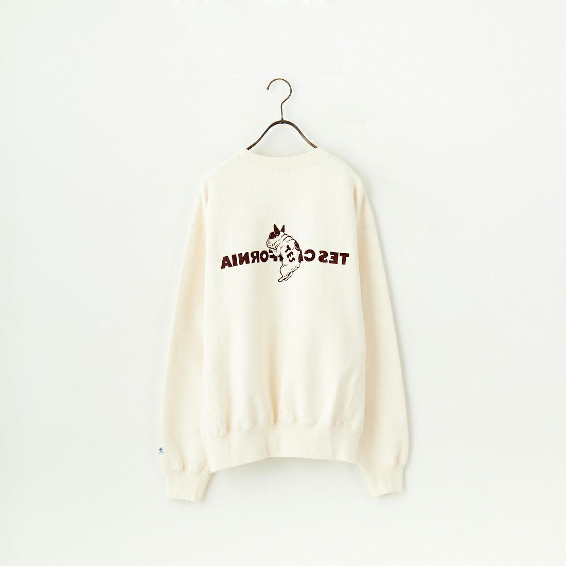 The Endless Summer [エンドレスサマー] TES CAL フロッキーロゴクルーネックスウェット [FH-25374305] 05 IVORY