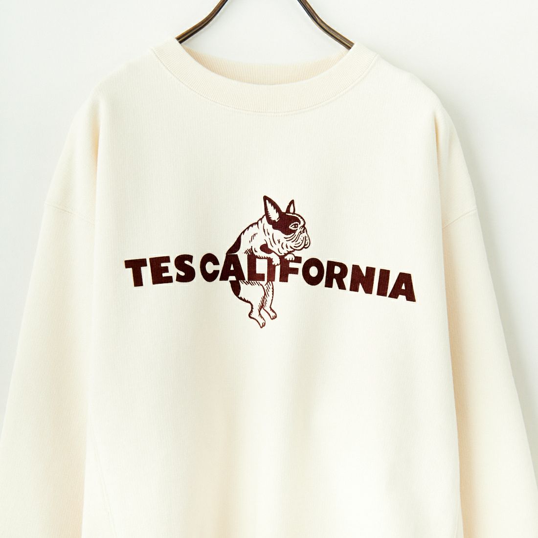 The Endless Summer [エンドレスサマー] TES CAL フロッキーロゴクルーネックスウェット [FH-25374305] 05 IVORY