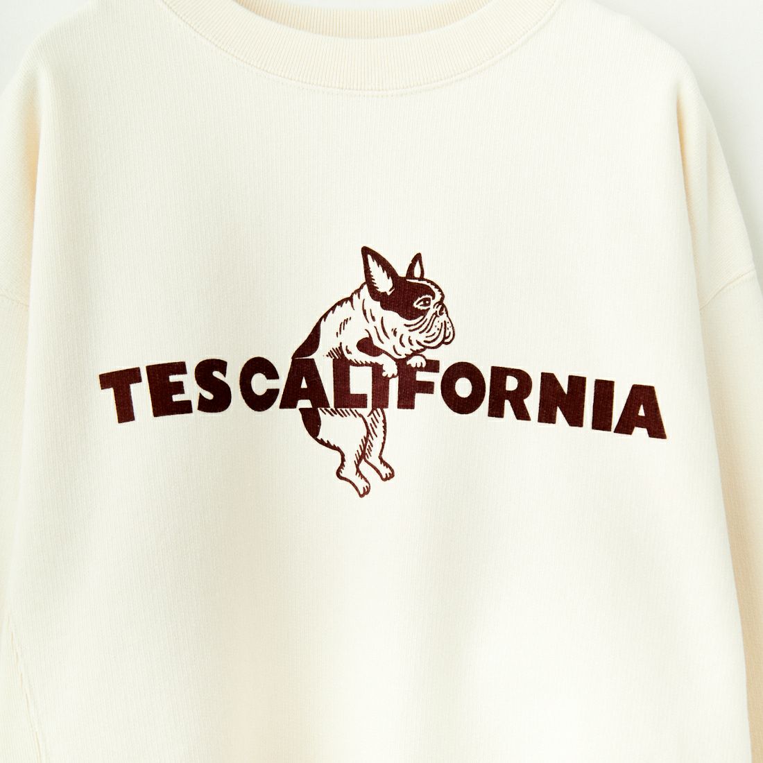 The Endless Summer [エンドレスサマー] TES CAL フロッキーロゴクルーネックスウェット [FH-25374305] 05 IVORY
