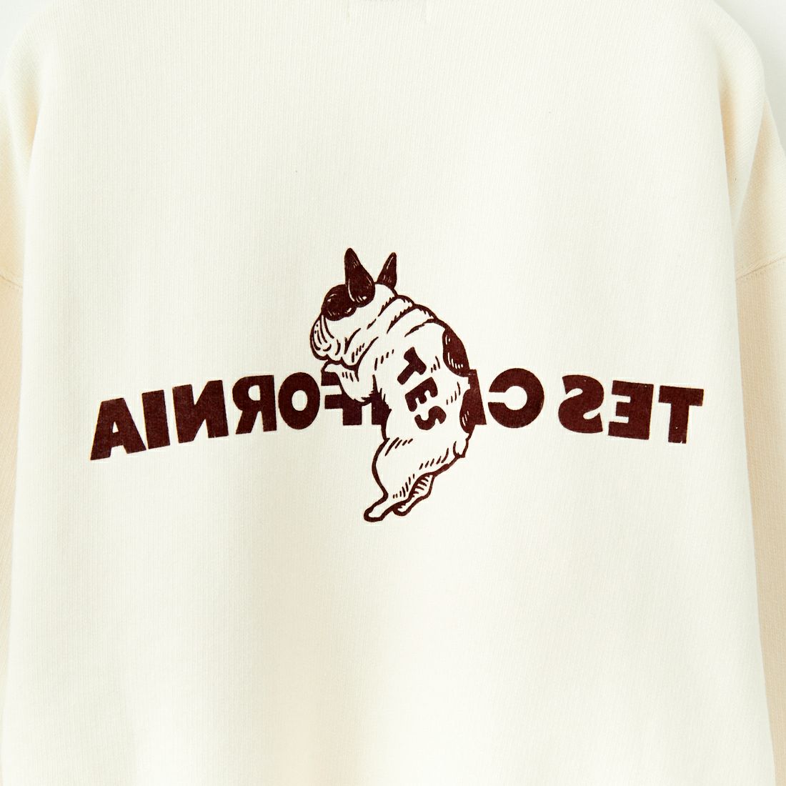 The Endless Summer [エンドレスサマー] TES CAL フロッキーロゴクルーネックスウェット [FH-25374305] 05 IVORY